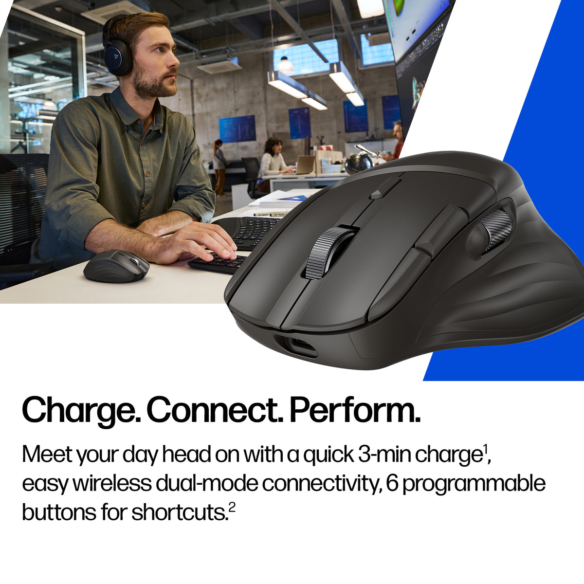 HP Ultra-Fast-Scroll Wireless Mouse 785M