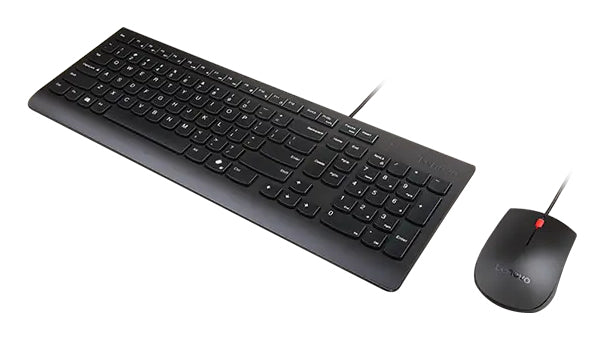 Lenovo 4X31R64403 keyboard Mouse included Home/Office USB Belgian, French Black
