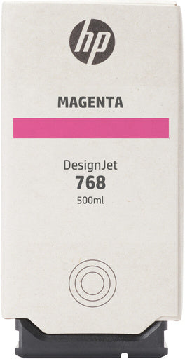 HP 768 500-ml Magenta DesignJet ink cartridge 1 pc(s) Original Standard Yield
