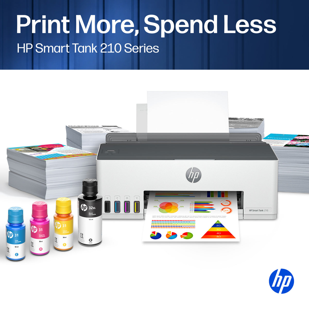 HP Smart Tank 210 Wireless Color Printer