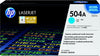 HP 504A Cyan Original LaserJet Toner Cartridge