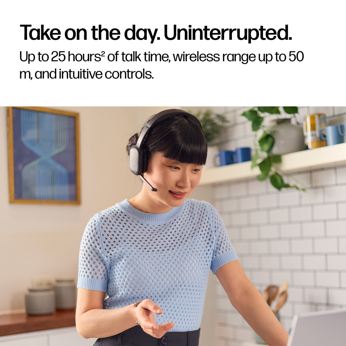 HP Poly Focus 625 Fold Stereo Bluetooth USB-C Headset