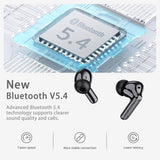 Bluetooth 5.4 Earbuds — LED Display, USB-C, 40H Playtime