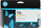 HP 738 130-ml Yellow DesignJet ink cartridge 1 pc(s) Original Standard Yield