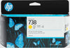 HP 738 130-ml Yellow DesignJet ink cartridge 1 pc(s) Original Standard Yield