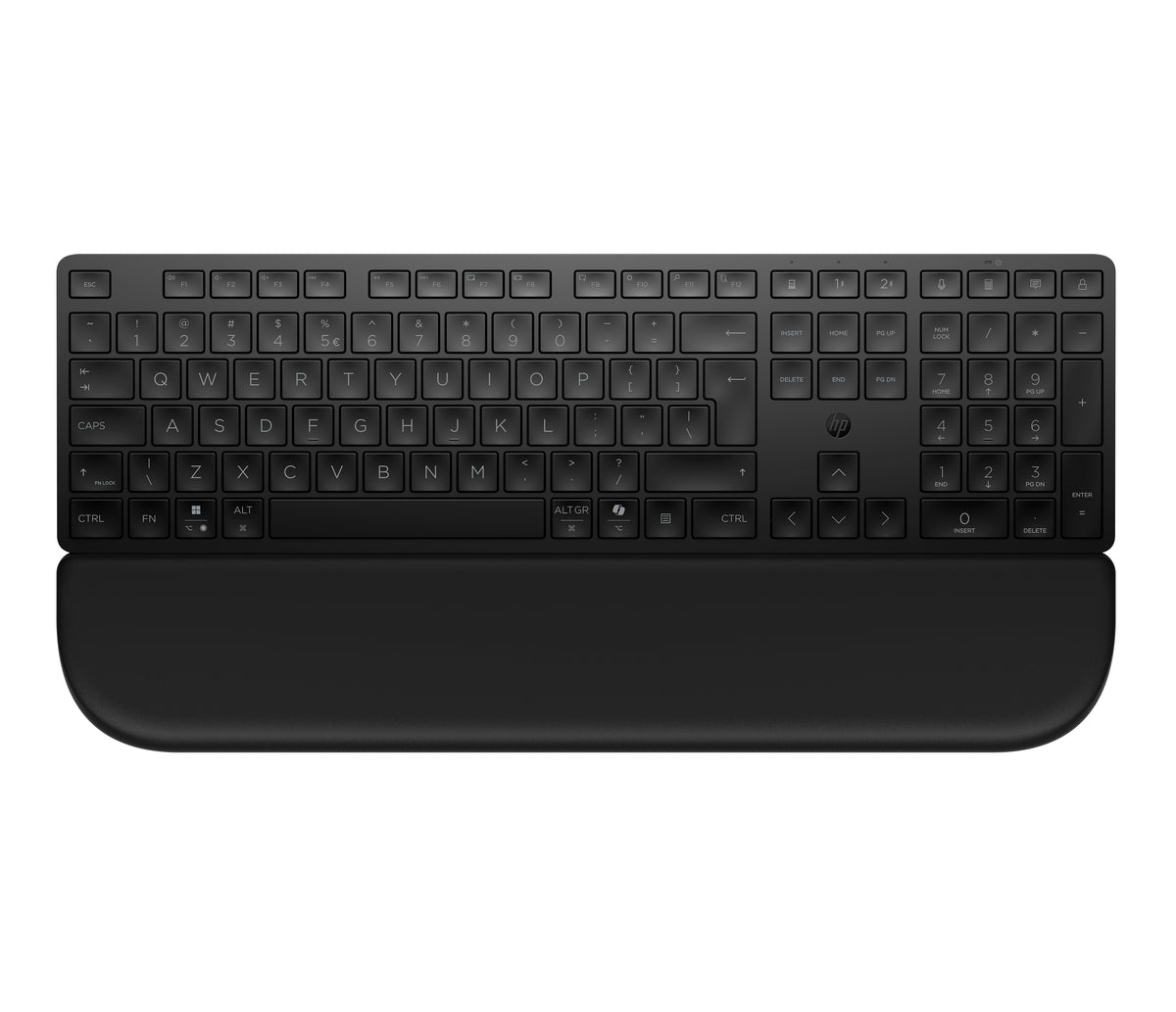 HP Multi-DevDual-ModeKBDwPlm EMEA-INTL E keyboard Home/Office RF Wireless + Bluetooth Black