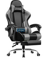 GTPLAYER Gaming Chair — Massage, Footrest, Lumbar Support