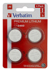 Verbatim LITHIUM BATTERY CR2450 3V 4
