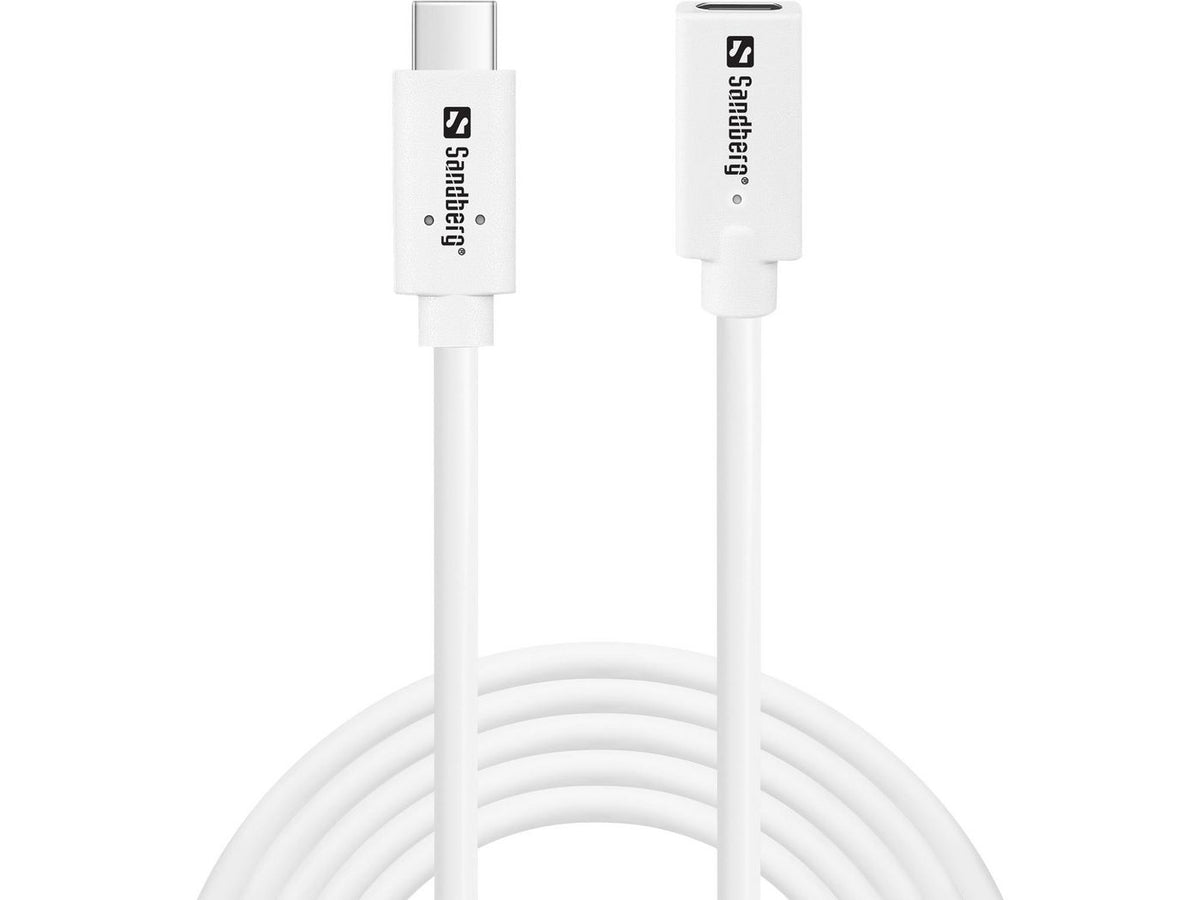 Sandberg USB-C - C M-F USB 3.1 100W, 2M