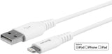 eSTUFF Lightning Cable MFI 0,15m Whit
