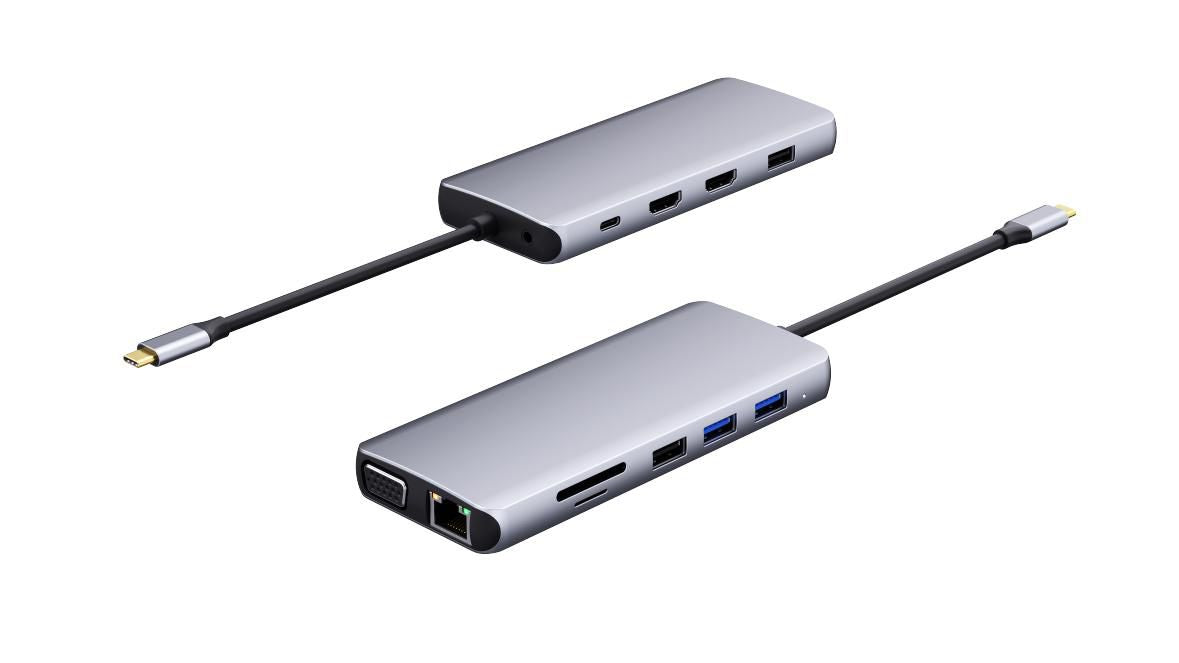 eSTUFF USB-C 12-in-1 Mobile Hub