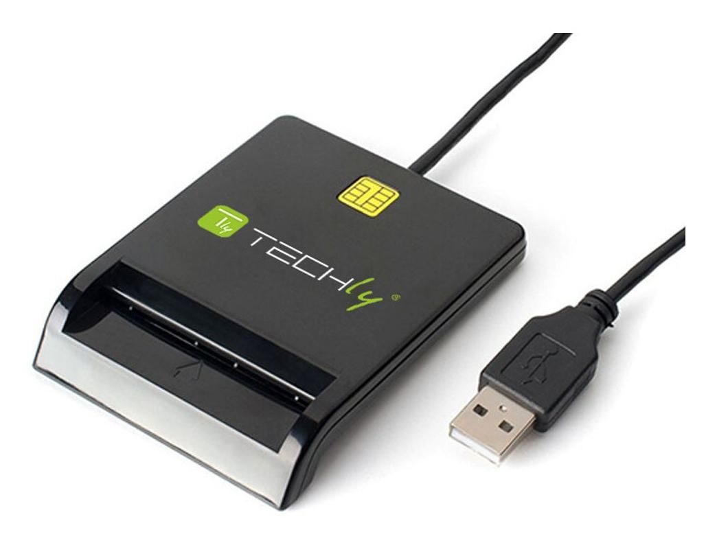 Techly COMPACT SMART CARD/EID READER