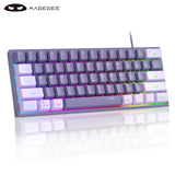 MageGee Mini 60% Compact Gaming Keyboard — RGB, 61 Keys