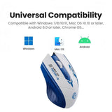 Souris Gaming Sans Fil Bluetooth 5.4 — Double Mode, Rechargeable, 1600 DPI