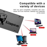 Kingston A400 SSD — 2.5", SATA III, 240GB/480GB/960GB