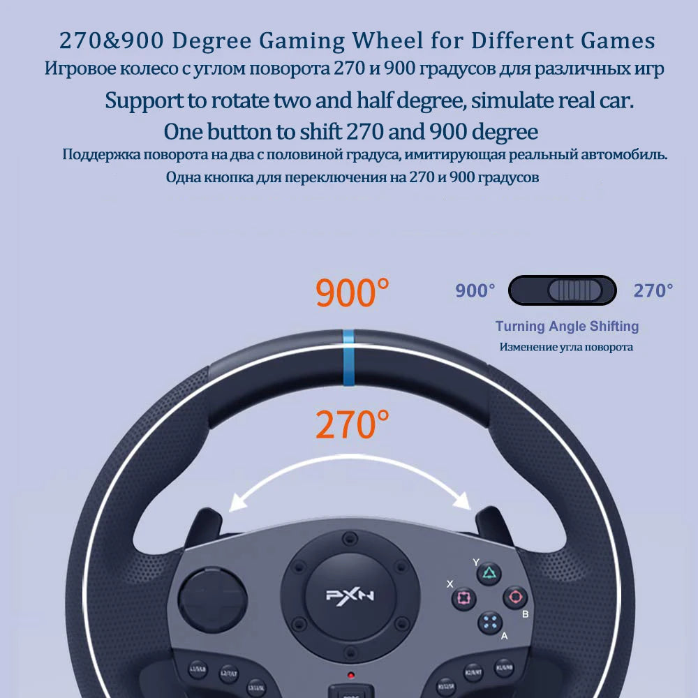 Volant PXN V9 — PC/PS4/PS3/Xbox