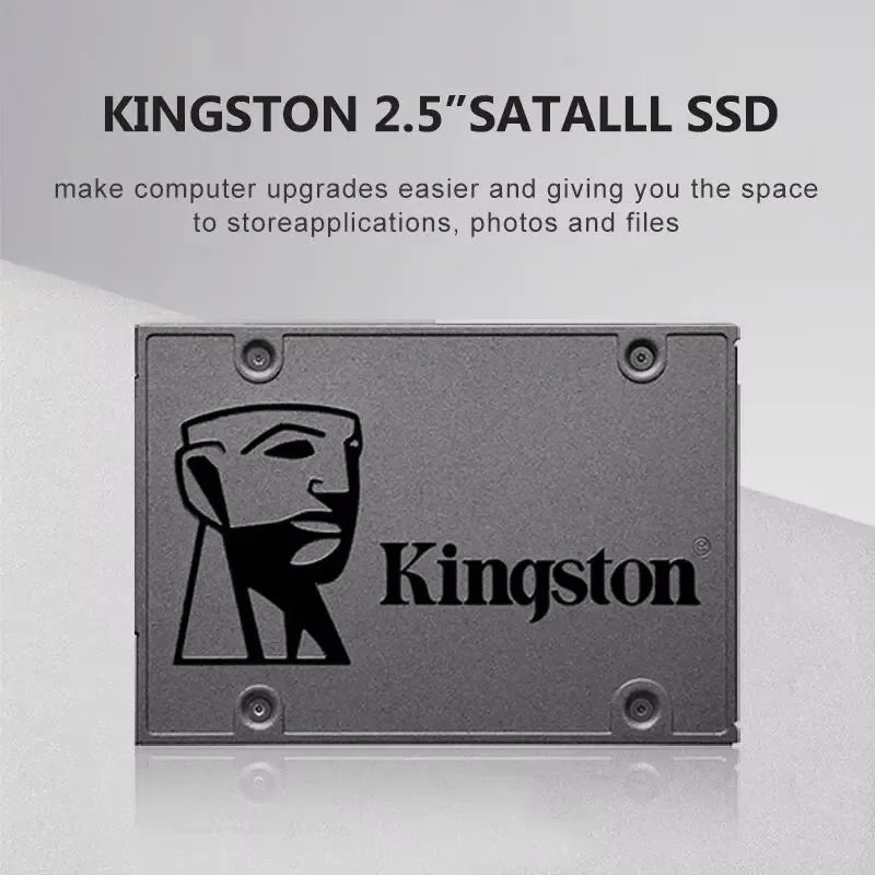 Kingston A400 SSD — 2.5", SATA III, 240GB/480GB/960GB