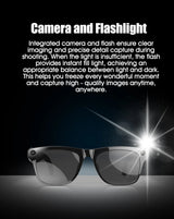 Xiaomi 4K HD AI lunettes intelligentes 800w Pixel caméra multifonctionnelle Bluetooth appel Assistant vocal lecteur de musique traduction intelligente 