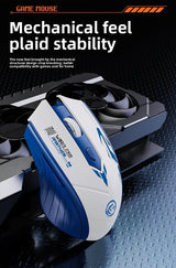 Souris Gaming Sans Fil Bluetooth 5.4 — Double Mode, Rechargeable, 1600 DPI