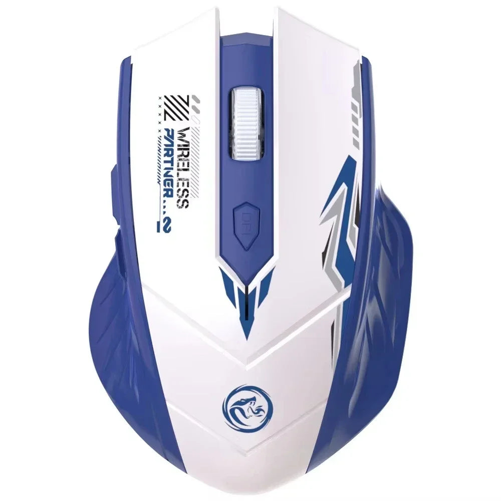 Souris Gaming Sans Fil Bluetooth 5.4 — Double Mode, Rechargeable, 1600 DPI