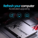 Kingston A400 SSD — 2.5", SATA III, 240GB/480GB/960GB