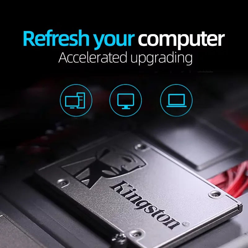 Kingston A400 SSD — 2.5", SATA III, 240GB/480GB/960GB