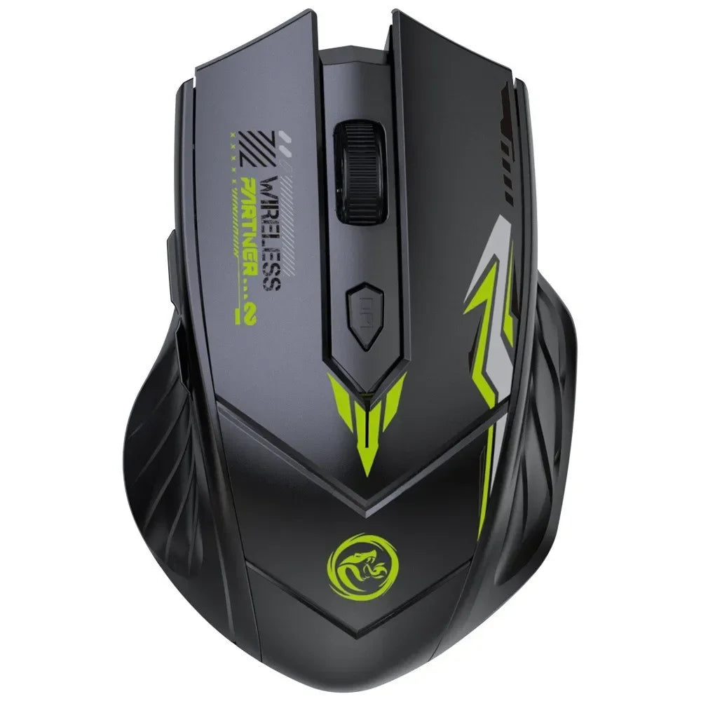 Souris Gaming Sans Fil Bluetooth 5.4 — Double Mode, Rechargeable, 1600 DPI