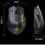 Souris Gaming Sans Fil Bluetooth 5.4 — Double Mode, Rechargeable, 1600 DPI