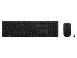 Lenovo 4X31R64351 keyboard Mouse included Office RF Wireless + Bluetooth US English Black