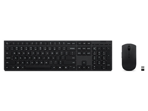 Lenovo 4X31R64351 keyboard Mouse included Office RF Wireless + Bluetooth US English Black