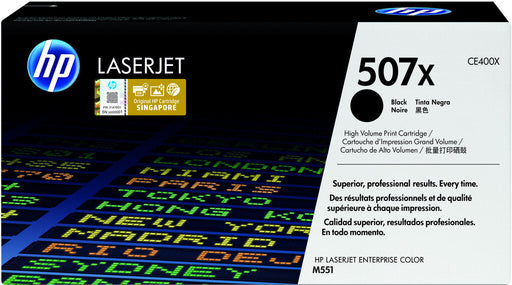 HP 507X High Yield Black Original LaserJet Toner Cartridge