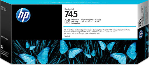 HP 745 300-ml DesignJet Photo Black Ink Cartridge
