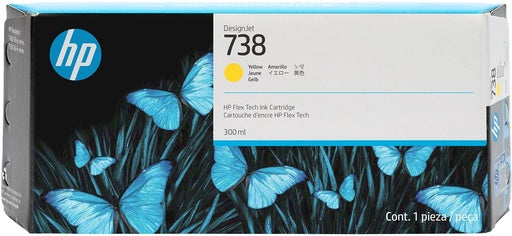 HP 738 300-ml Yellow DesignJet ink cartridge 1 pc(s) Original High (XL) Yield