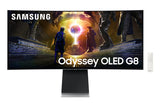 Samsung G85SD computer monitor 86.4 cm (34") 3440 x 1440 pixels UltraWide Quad HD OLED Silver