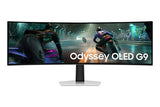 Samsung S49DG912S computer monitor 124.5 cm (49") 5120 x 1440 pixels Dual QHD OLED Silver