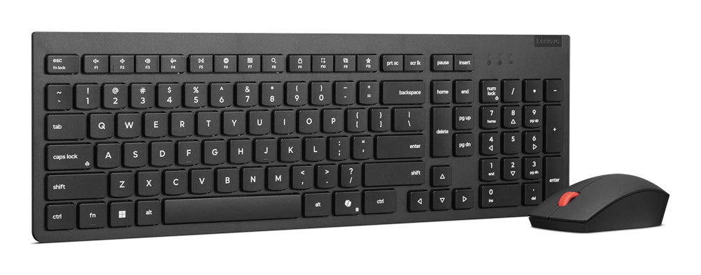 Lenovo 4X31R64457 keyboard Mouse included Office RF Wireless Belgian, English Black