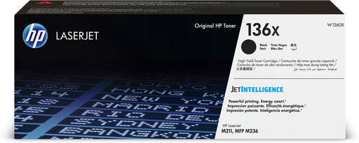 HP 136X High Yield Black Original LaserJet toner cartridge 1 pc(s)
