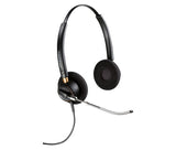 HP Poly EncorePro 520V Binaural Headset VoiceTube +Quick Disconnect