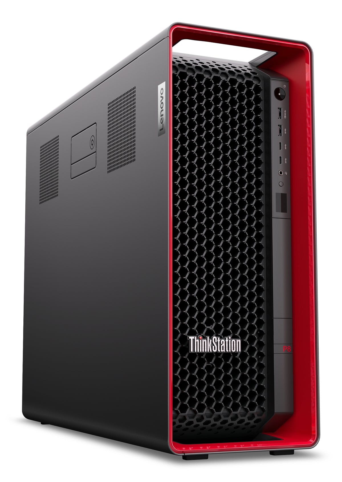 Lenovo ThinkStation P8 AMD Ryzen Threadripper PRO 9945WX 32 GB DDR5-SDRAM 1 TB SSD Windows 11 Pro Tower Workstation Blac
