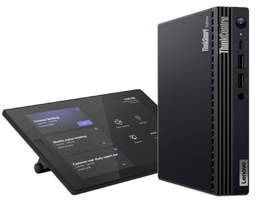 Lenovo ThinkSmart Tiny Kit Intel® Core™ i3 i3-13100T 16 GB DDR4-SDRAM 256 GB SSD Windows 11 IoT Enterprise Mini PC Black