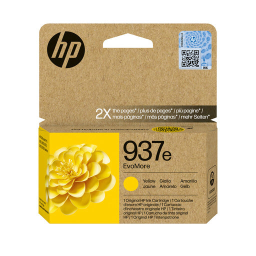 HP 937e EvoMore Yellow Original Ink Cartridge