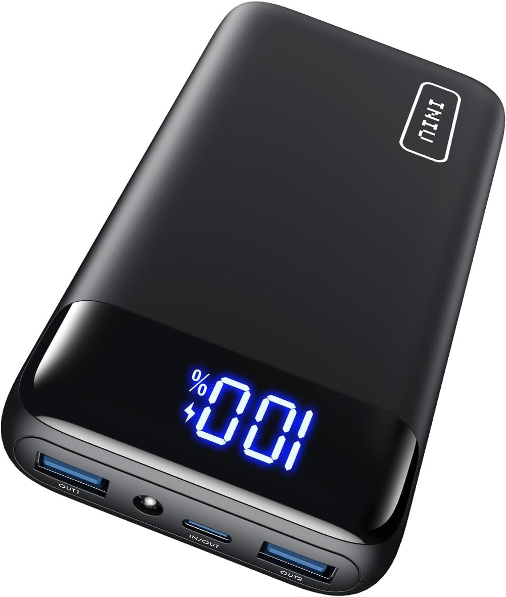INIU 20000mAh Power Bank — Fast Charging 22.5W
