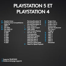 Logitech G29 Driving Volant de Course en Cuir avec Pédales, Retour de Force Réaliste, Palettes Volant en Acier Inoxydable, Rotation à 900°, Prise EU, PS5, PS4, PC, Mac - Noir