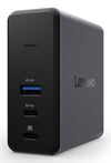 Lenovo X9 Charging GaN Dock Wired USB 3.2 Gen 2 (3.1 Gen 2) Type-C Grey