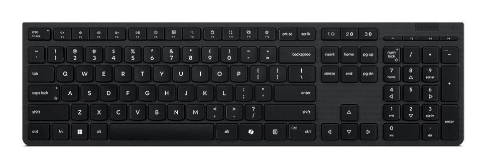 Lenovo 4Y41R64506 keyboard Home/Office RF Wireless + Bluetooth Belgian, French Black