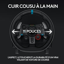 Logitech G29 Driving Volant de Course en Cuir avec Pédales, Retour de Force Réaliste, Palettes Volant en Acier Inoxydable, Rotation à 900°, Prise EU, PS5, PS4, PC, Mac - Noir