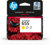 HP 655 Yellow Original Ink Advantage Cartridge