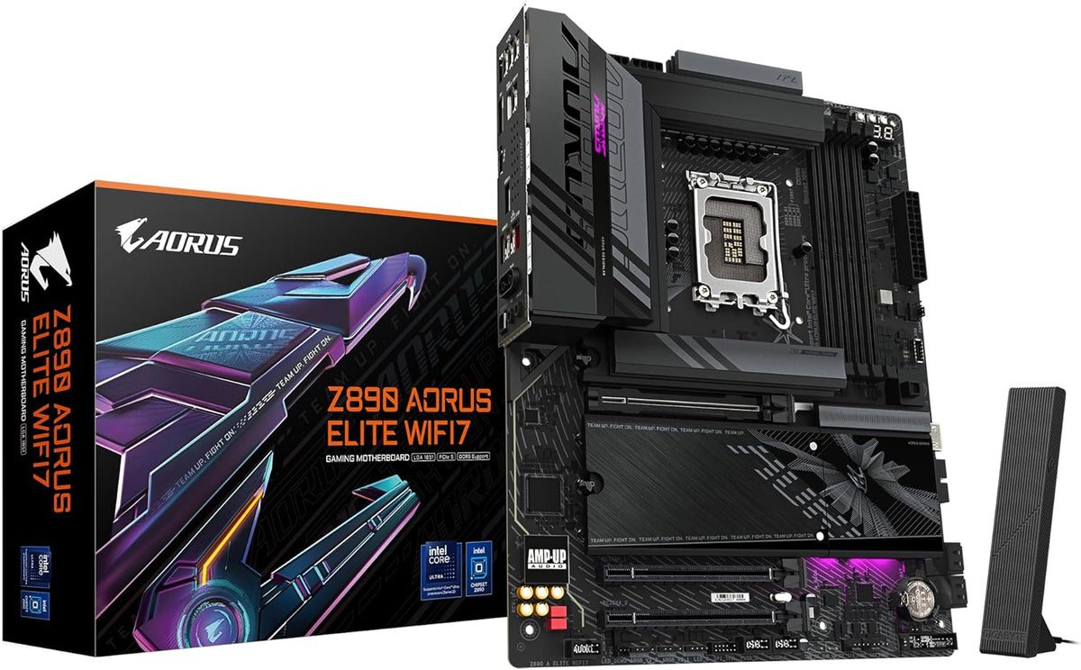 Gigabyte Z890 AORUS Elite WIFI7 Motherboard — DDR5, PCIe 5.0