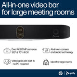 HP Poly Studio X72 All-In-One Video Bar