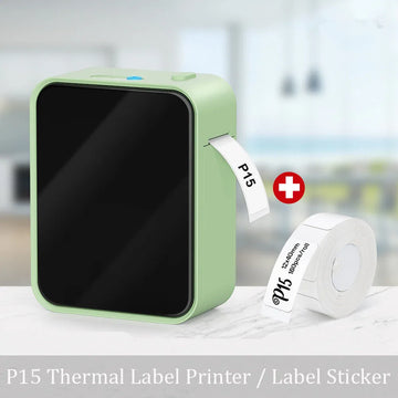 Marklife P15 Thermal Label Printer Similar as D11 D110 D101 Labeling Machine Wireless Bluetooth Label Maker With Label Sticker